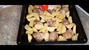Куриные ножки с картошкой в духовке. КАК ПРИГОТОВИТЬ.РЕЦЕПТ.