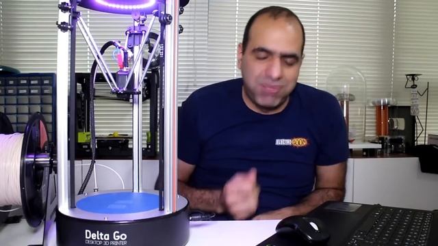 Обзор 3D принетра Дельта Го Delta Go 3D printer review смотреть онлайн