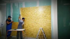 Монтаж OSB на клей TYTAN 60 секунд