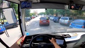 20 маршрут в Ужгороде глазами водителя автобуса