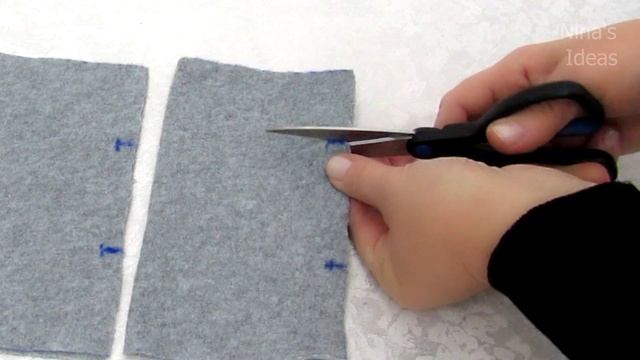 DIY Simple Fleece Fingerless Gloves - How to Sew Fingerless Mittens - How to Make Easy Pattern смотреть онлайн