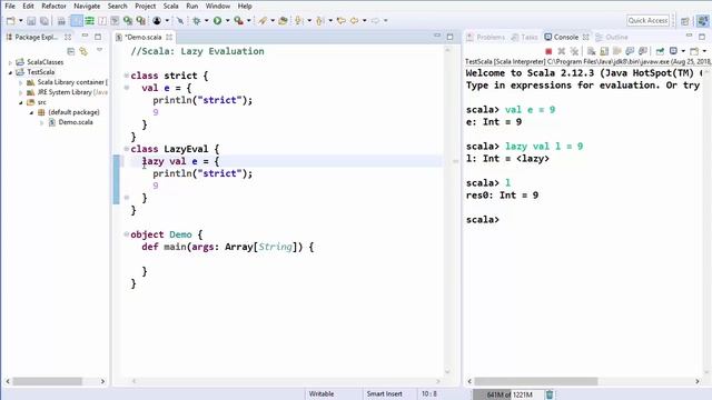 Scala Tutorial 30 - Scala Lazy Evaluation
