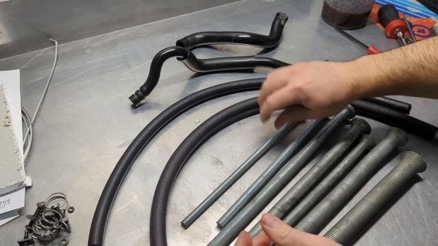 Bend Rubber Hoses with Tubing Bender and Heat Gun to Match OEM Hoses on Nissan 240sx