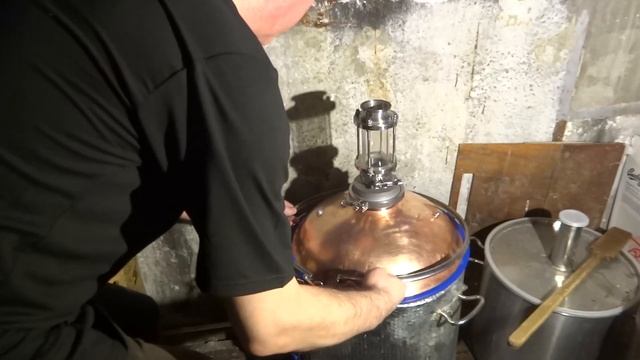 1-й перегон пшеничной каши на уникальном бункере (подгорит ли ?) смотреть онлайн