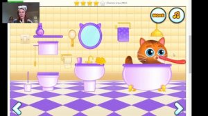 Lovely virtual cat. Милый виртуальный котик. Обзор игры