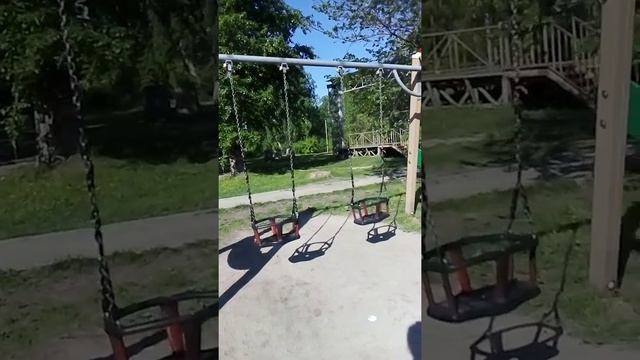 #Новосибирск# Пашиносквер. Детская площадка. смотреть онлайн