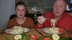 MUKBANG | ПАСТА КАРБОНАРА | МУКБАНГ | ОБЖОР | НЕ АСМР
