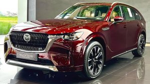 Mazda CX-90 Premium Plus (2024) — комфортабельный роскошный внешний вид и детали интерьера