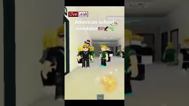 American school simulator #roblox #meme