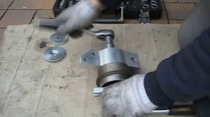 Выпресовка заднего сайлент блока Passat B6