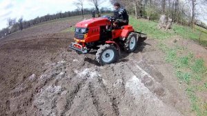 МОТОТРАКТОР FORTE.Окучивание картофеля.