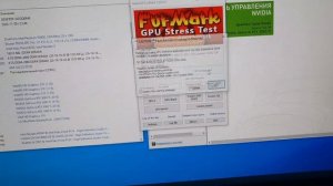 Тест видеокарты INNO3D 3060 ti в furmark.