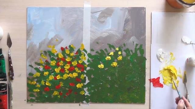 Акрил.  Важно знать это свойство краски.