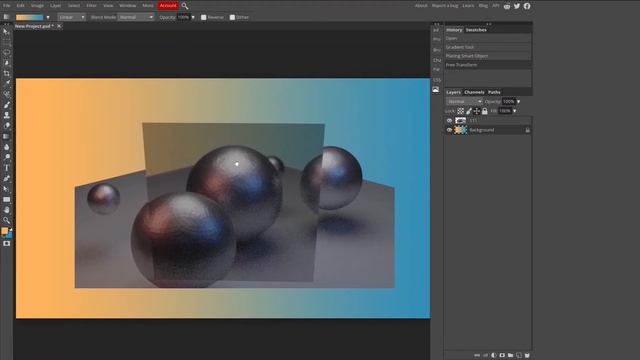 Blender - картинка с прозрачным фоном, стекло