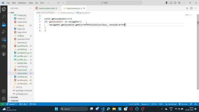 Get User's Location | With or Without Permission | JavaScript Geolocation API  | Code Tutorial