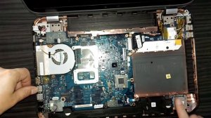 Dell Inspiron 7520 - 6359 intel i7 - Disassemble for CPU Cooler Cleanup