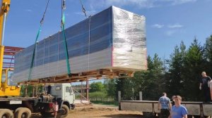 Сэндвич панели разгрузка (ВЗСМ)