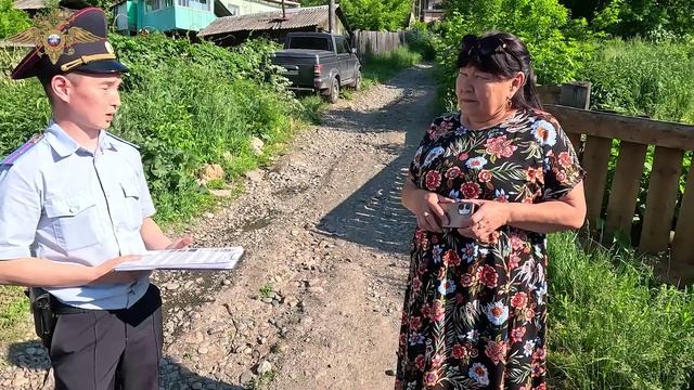 В МВД прошла акция - "Здравствуйте я Ваш участковый"