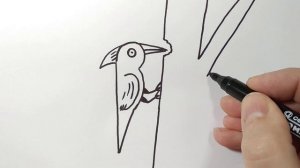 Как нарисовать ДЯТЛА из 131, Рисунок для начинающих !