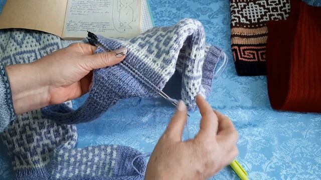 Жаккардовые гетры. Заключительная часть