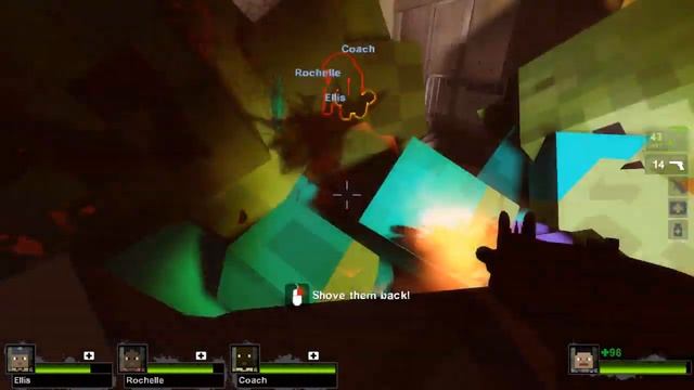 Left 4 MineCraft Zombies смотреть онлайн