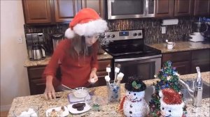 СНЕГОВИК из МАРШМЕЛЛОУ. Вкусный подарок для друзей.