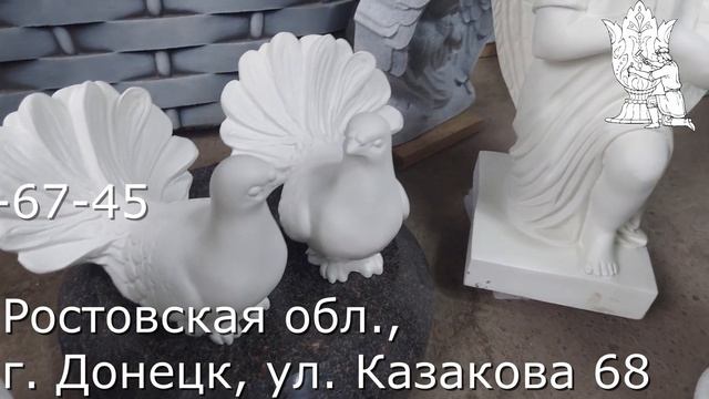 Скульптуры из литьевого мрамора с матовым эффектом