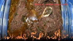 Как приготовить кабана пошаговый рецепт - Крупный стейк, целиком запечённый на кости за 260 минут