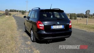 2012 Skoda Fabia RS Wagon DSG start up and 0-100km/h acceleration