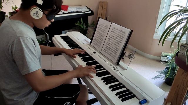 Playing UNRAVEL by Animenz on piano BLINDFOLDED PART I (IMPOSSIBLE) смотреть онлайн