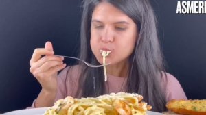 ASMR Best *Creamy Pasta* Mukbang (No Talking) Eating Sounds