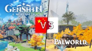 Сравниваю игры Genshin Impact и PalWorld коротко