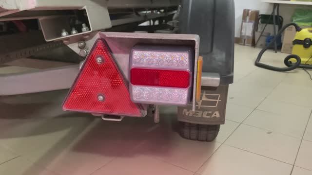 Как подключить габаритные огни на прицепе МЗСА