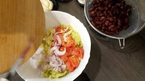 Легкий, ВКУСНЫЙ, БЫСТРЫЙ рецепт салат с крабовыми палочками и фасолью I салат с фасолью