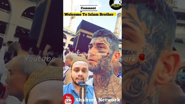 Converted Muslim Doing Tawaf Plz Dont Make Issue On His Tattoo #shorts #viral #shortvideo #viral