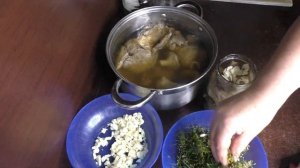 Солю сухой груздь горячим способом. Спасибо детям.