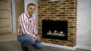 Установка биокамина в квартире - 2 \\ Встроенный камин 730S \\ Фабрика Lux Fire
