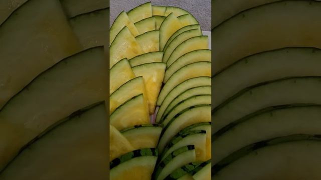 yellow watermelon. Healthy, yummy and delicious.