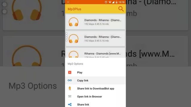 Mp3 Plus (Search, Stream and Download mp3's Android)