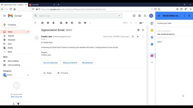 Gmail Addon for SuiteCRM смотреть онлайн