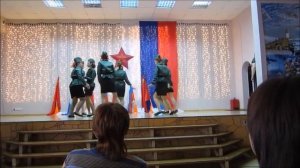 Хореографическая постановка на тему военных песен