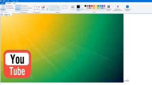 Как сделать обложку для видео в программе Paint