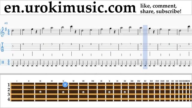 How to Play Mandolin The Pink Panther - Theme Song Tabs Part1 exercises scales um-i352