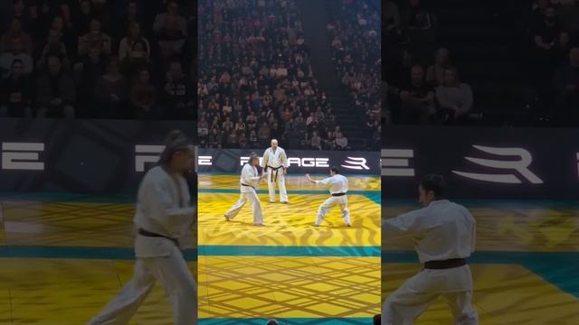 Nandato y yo en el festival de artes marciales en París viendo a nuestros  amigos del #kyokushin