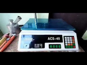 Калибровка весов ACS 40