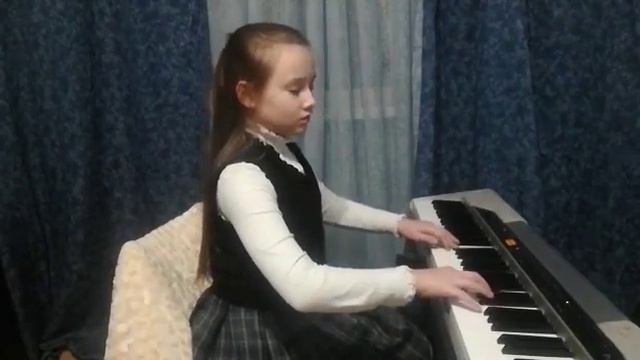 А. Гедике "Сарабанда" Соль мажор - Цветкова Алексаендра (фортепиано) смотреть онлайн