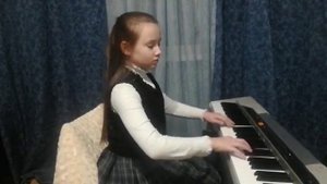 А. Гедике "Сарабанда" Соль мажор  - Цветкова Алексаендра (фортепиано)