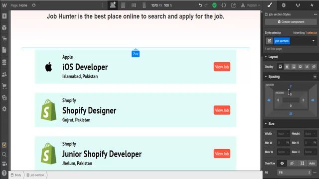 How to Easily Create a Job Board Site in Webflow part-6 | Urdu/Hindi Tutorial