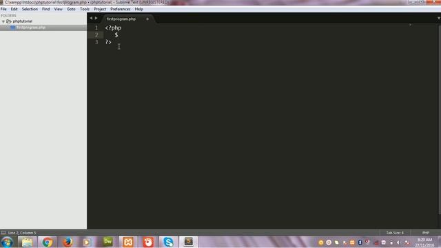 Learn PHP in HIndi - First program