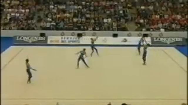 Чемпионат Европы - Латвия 2001 год - скакалки,мячи смотреть онлайн